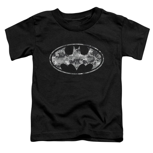Batman - Urban Camo Shield - Short Sleeve Toddler Tee - Black T-shirt