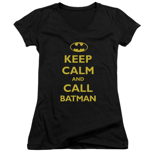 Batman - Call Batman - Junior V-neck - Black