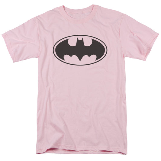 Batman - Black Bat - Short Sleeve Adult 18/1 - Pink T-shirt