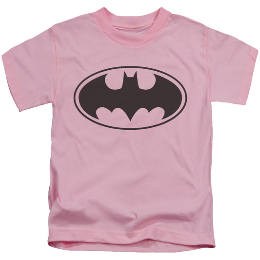 Batman - Black Bat - Short Sleeve Juvenile 18/1 - Pink T-shirt