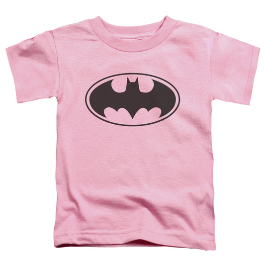 Batman - Black Bat - Short Sleeve Toddler Tee - Pink T-shirt