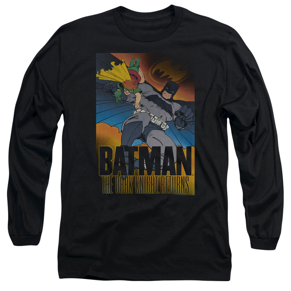 Batman - Dk Returns - Long Sleeve Adult 18/1 - Black T-shirt