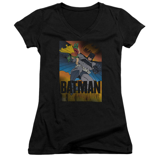 Batman - Dk Returns - Junior V-neck - Black