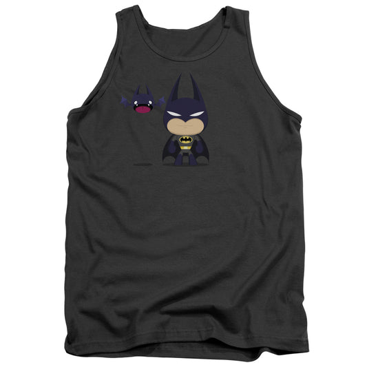 Batman - Cute Batman - Adult Tank - Charcoal