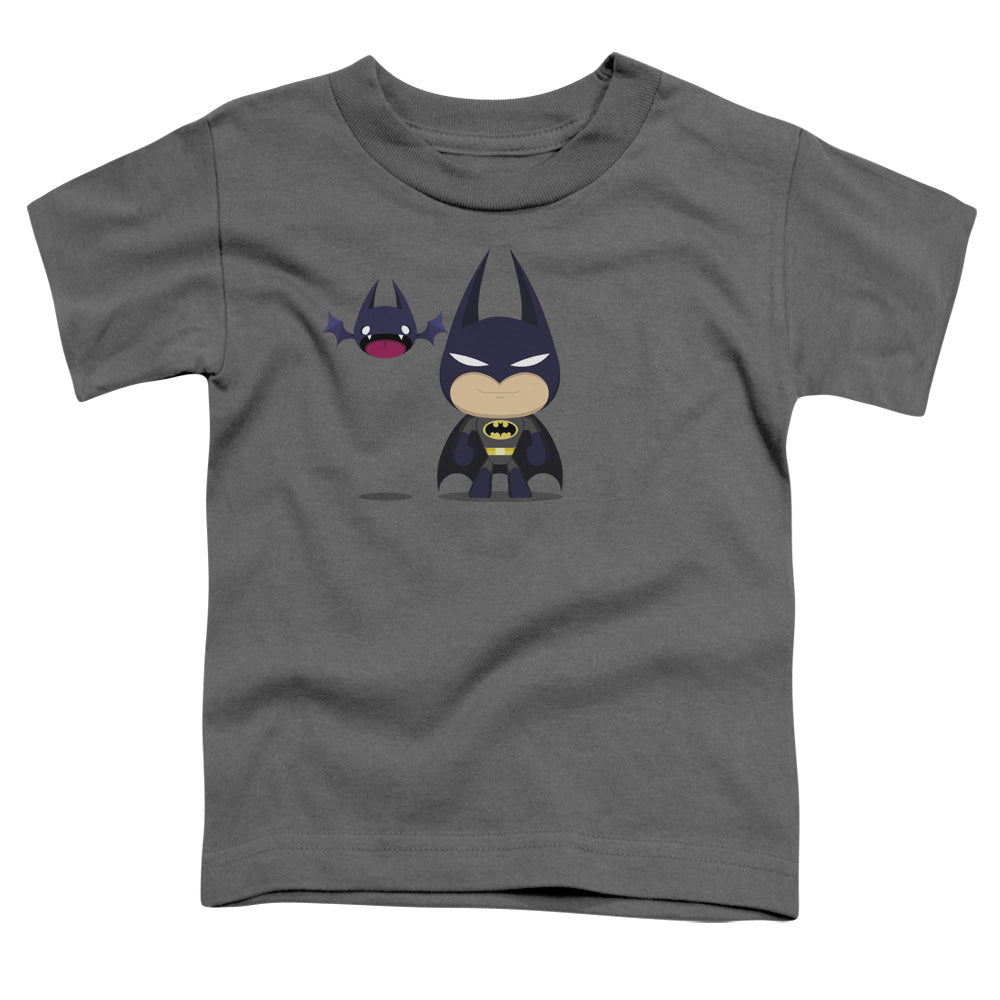 Batman - Cute Batman - Short Sleeve Toddler Tee - Charcoal T-shirt