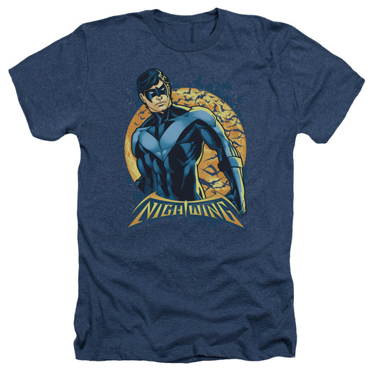 Batman - Nightwing Moon - Adult Heather - Navy