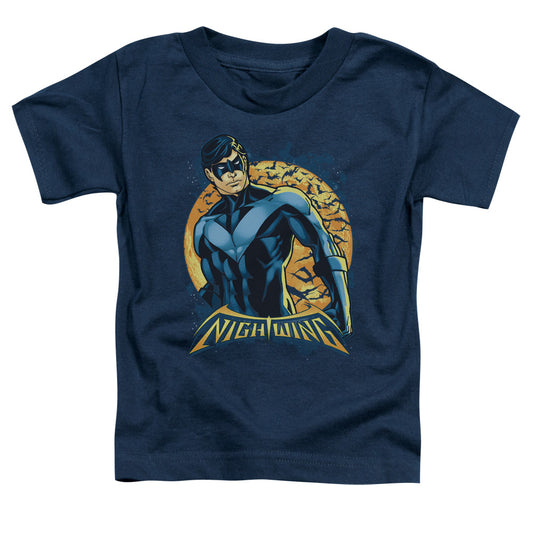 Batman - Nightwing Moon - Short Sleeve Toddler Tee - Navy T-shirt