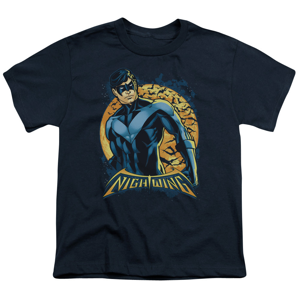 BATMAN NIGHTWING MOON - S/S YOUTH 18/1 - NAVY T-Shirt