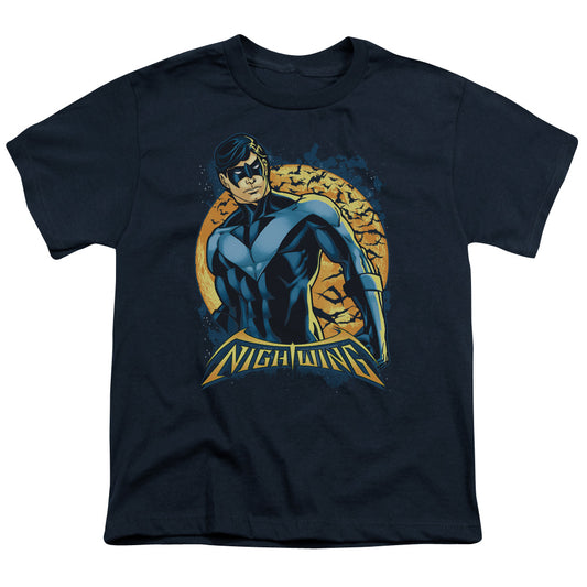 BATMAN NIGHTWING MOON - S/S YOUTH 18/1 - NAVY T-Shirt