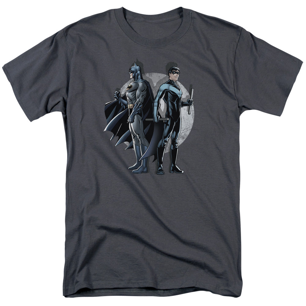 Batman - Spotlight - Short Sleeve Adult 18/1 - Charcoal T-shirt