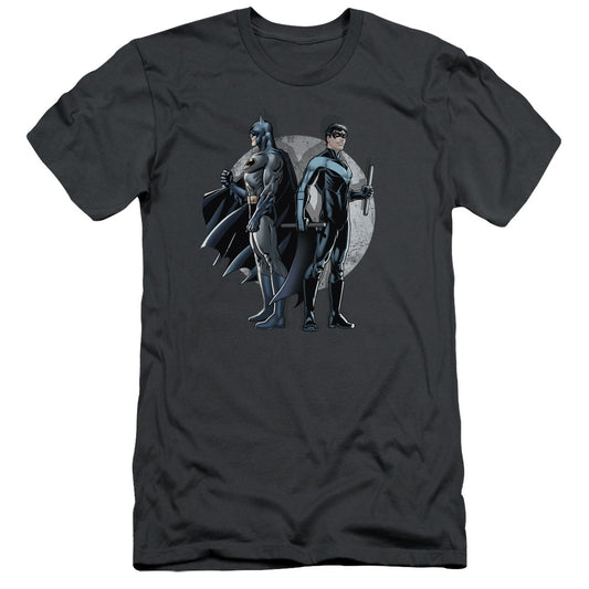 Batman - Spotlight - Short Sleeve Adult 30/1 - Charcoal T-shirt