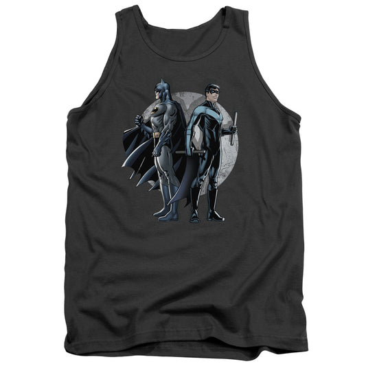 Batman - Spotlight - Adult Tank - Charcoal