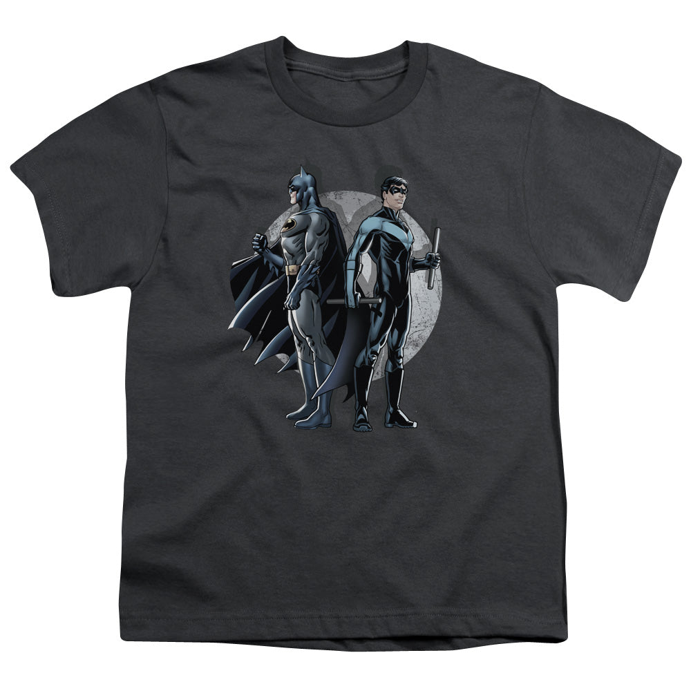 Batman - Spotlight - Short Sleeve Youth 18/1 - Charcoal T-shirt