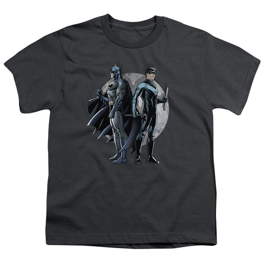 Batman - Spotlight - Short Sleeve Youth 18/1 - Charcoal T-shirt