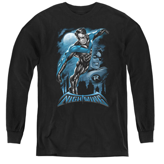Batman - All Grown Up - Youth Long Sleeve Tee - Black