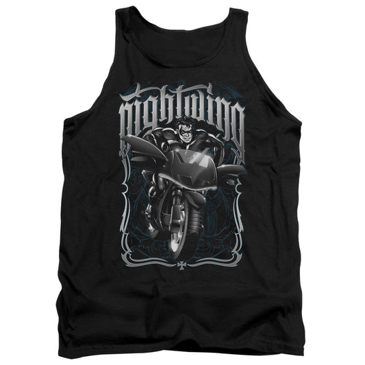 Batman - Nightwing Biker - Adult Tank - Black