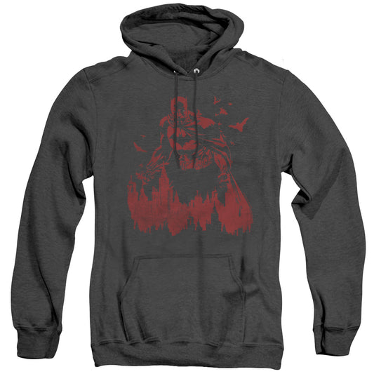 Batman - Red Knight - Adult Heather Hoodie - Black
