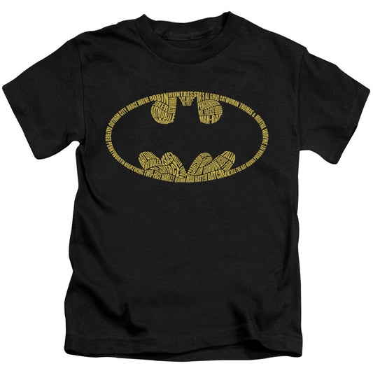 BATMAN WORD LOGO - S/S JUVENILE 18/1 - BLACK - T-Shirt