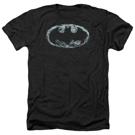 Batman - Smoke Signal - Adult Heather-black