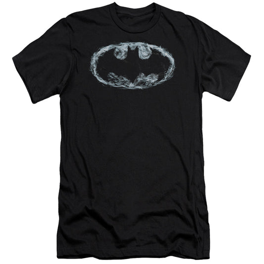 Batman - Smoke Signal-premuim Canvas Adult Slim Fit 30/1 - Black