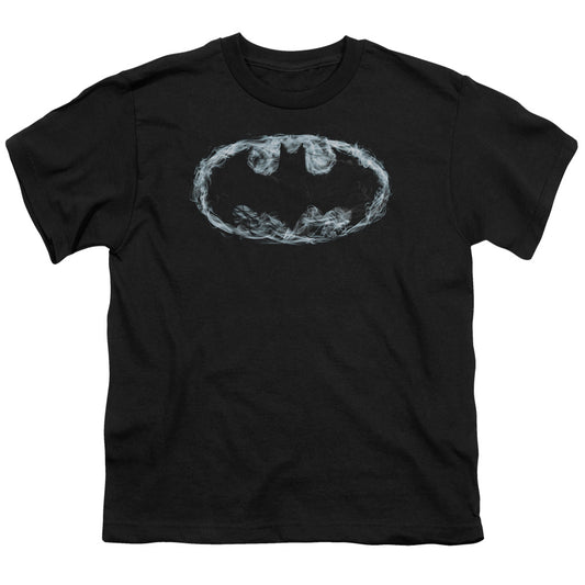 Batman - Smoke Signal - Short Sleeve Youth 18/1 - Black T-shirt
