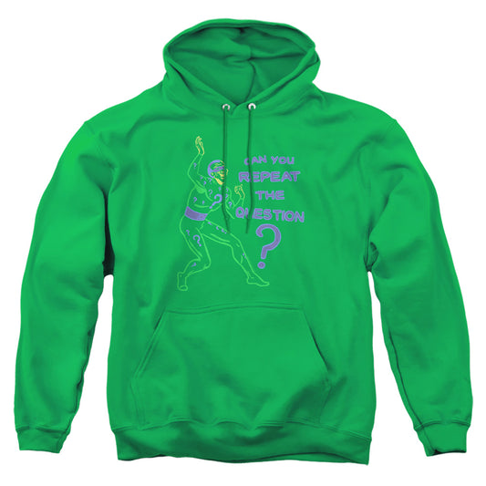 Batman - Repeat - Adult Pull-over Hoodie - Kelly Green