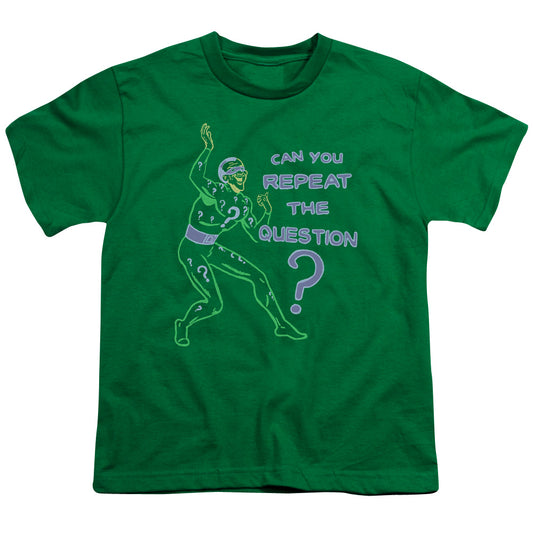 Batman - Repeat - Short Sleeve Youth 18/1 - Kelly Green T-shirt