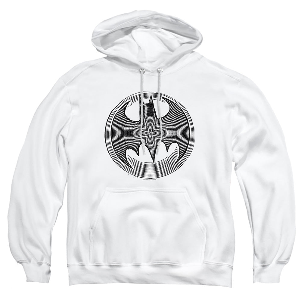 Batman - Knight Knockout - Adult Pull-over Hoodie - White