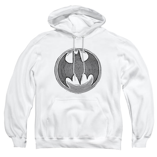 Batman - Knight Knockout - Adult Pull-over Hoodie - White