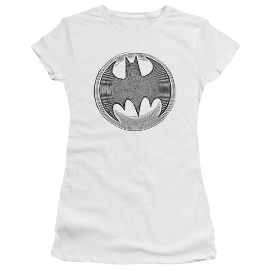 BATMAN KNIGHT KNOCKOUT - S/S JUNIOR SHEER - WHITE T-Shirt