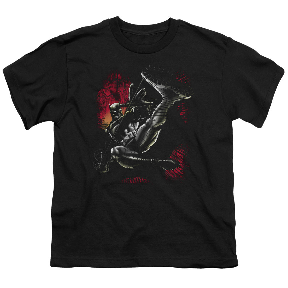BATMAN KICK SWING - S/S YOUTH 18/1 - BLACK T-Shirt