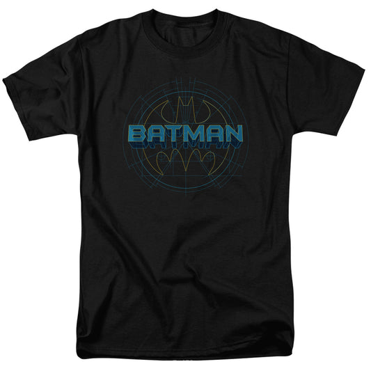 Batman - Bat Tech Logo - Short Sleeve Adult 18/1 - Black T-shirt