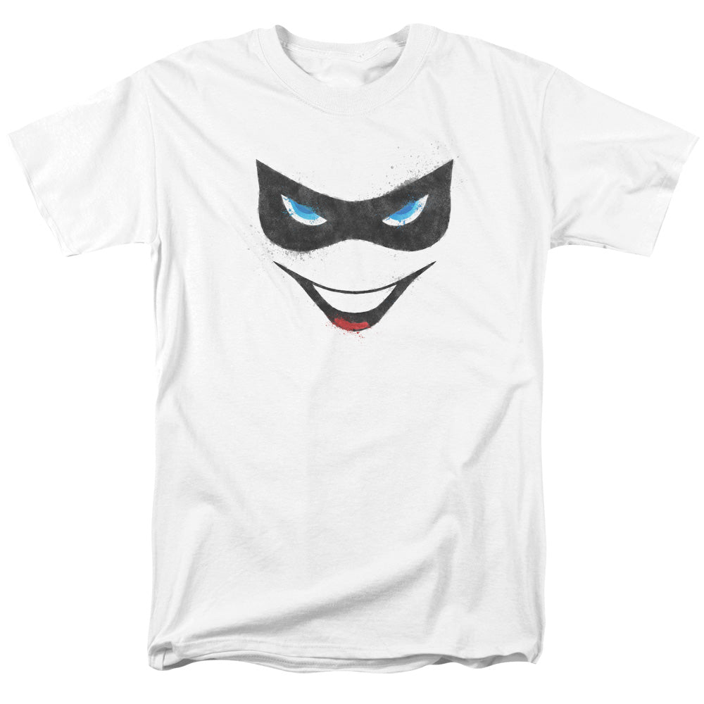 Batman - Harley Face - Short Sleeve Adult 18/1 - White T-shirt