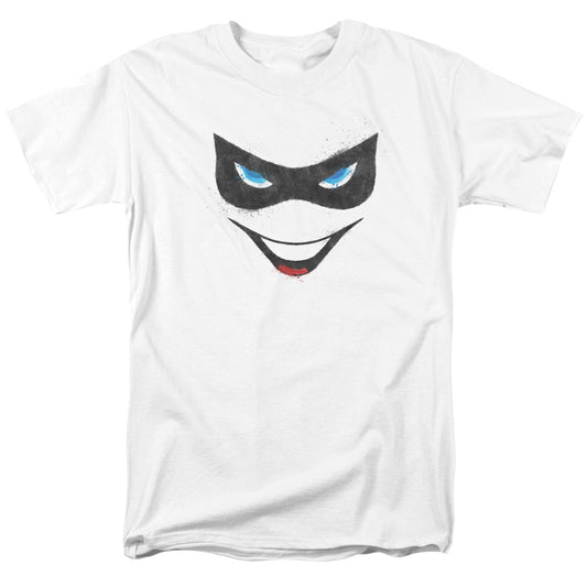 Batman - Harley Face - Short Sleeve Adult 18/1 - White T-shirt