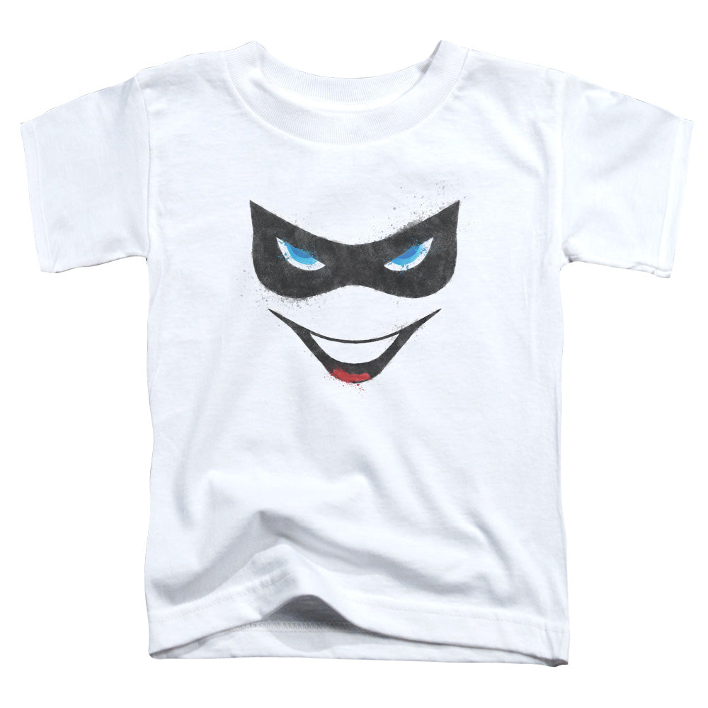 Batman - Harley Face - Short Sleeve Toddler Tee - White T-shirt