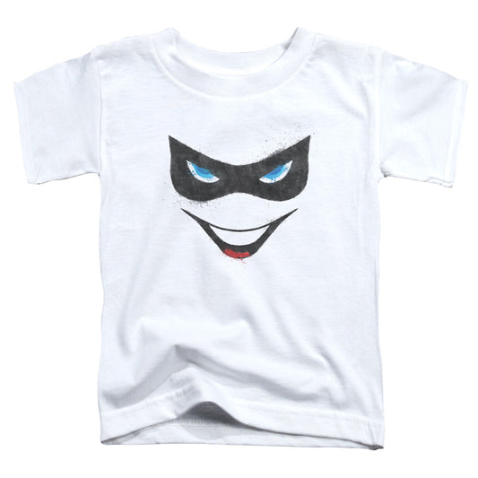Batman - Harley Face - Short Sleeve Toddler Tee - White T-shirt