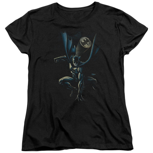 Batman - Calling All Bats - Short Sleeve Womens Tee - Black T-shirt