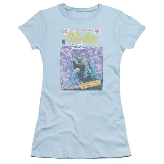 Batman -  A Thousand Fears - Short Sleeve Junior Sheer - Light Blue T-shirt