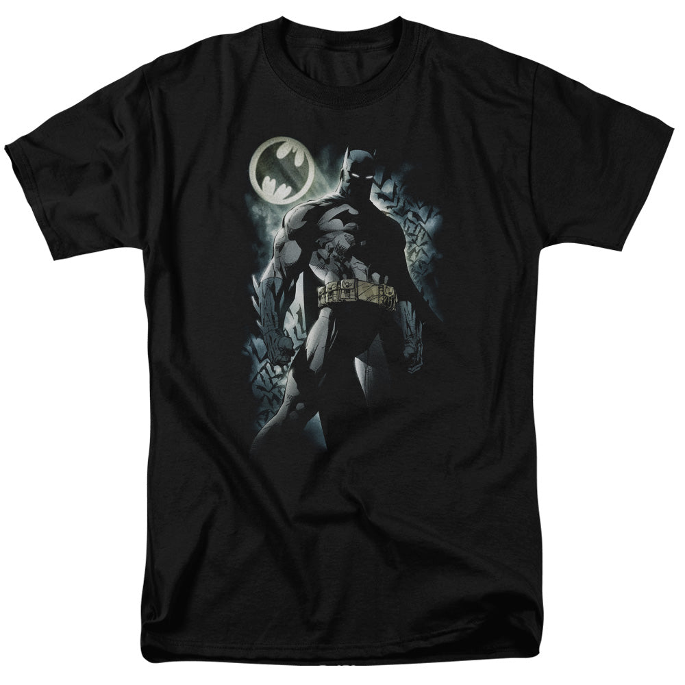 Batman - The Knight - Short Sleeve Adult 18/1 - Black T-shirt