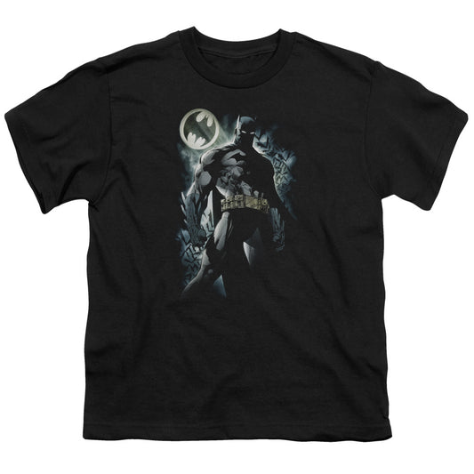Batman - The Knight - Short Sleeve Youth 18/1 - Black T-shirt
