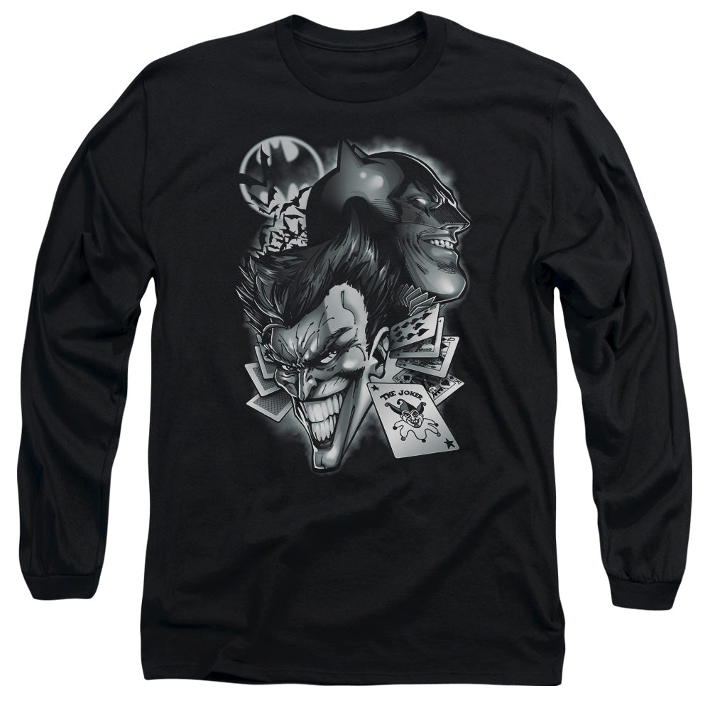 Batman - Archenemies - Long Sleeve Adult 18/1 - Black T-shirt