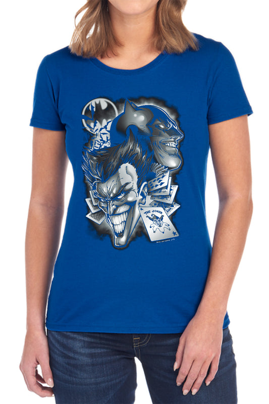 Batman - Archenemies - Short Sleeve Womens Tee - Black T-shirt