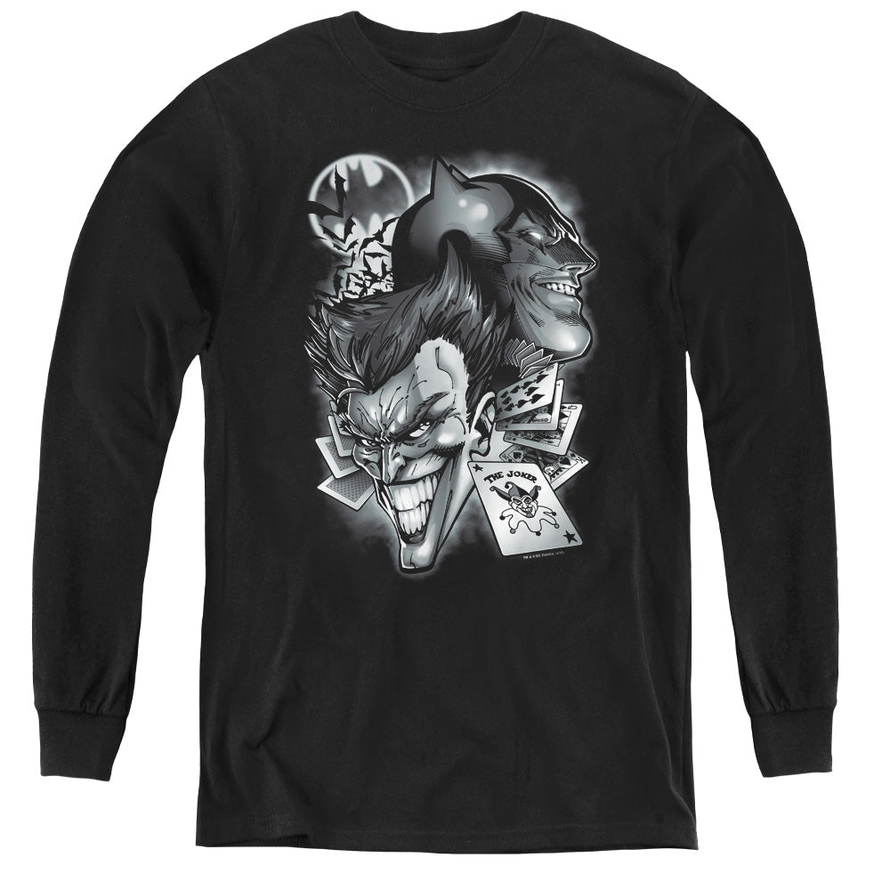 Batman - Archenemies - Youth Long Sleeve Tee - Black
