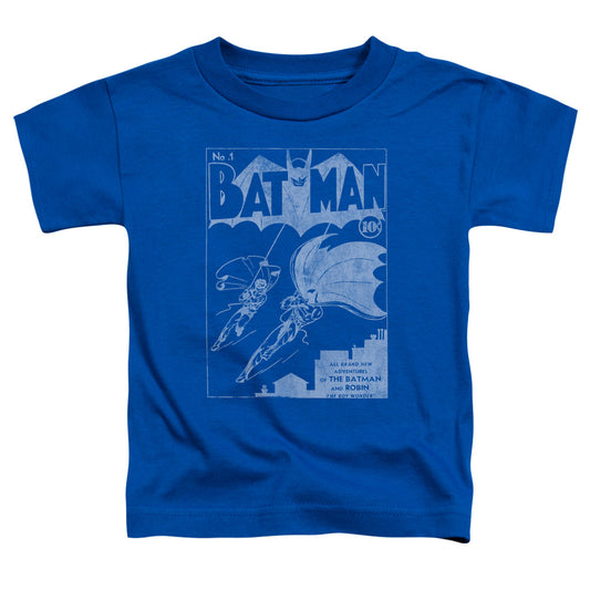 Batman - Issue 1 Cover - Short Sleeve Toddler Tee - Royal Blue T-shirt