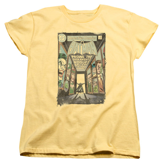 Batman - Rogues Gallery Cover - Short Sleeve Womens Tee - Banana T-shirt
