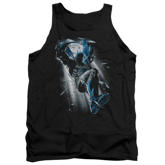 Batman - Bat Crash - Adult Tank - Black