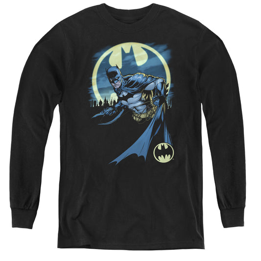 Batman - Heed The Call - Youth Long Sleeve Tee - Black