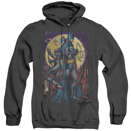 Batman - Paint The Town Red - Adult Heather Hoodie - Black