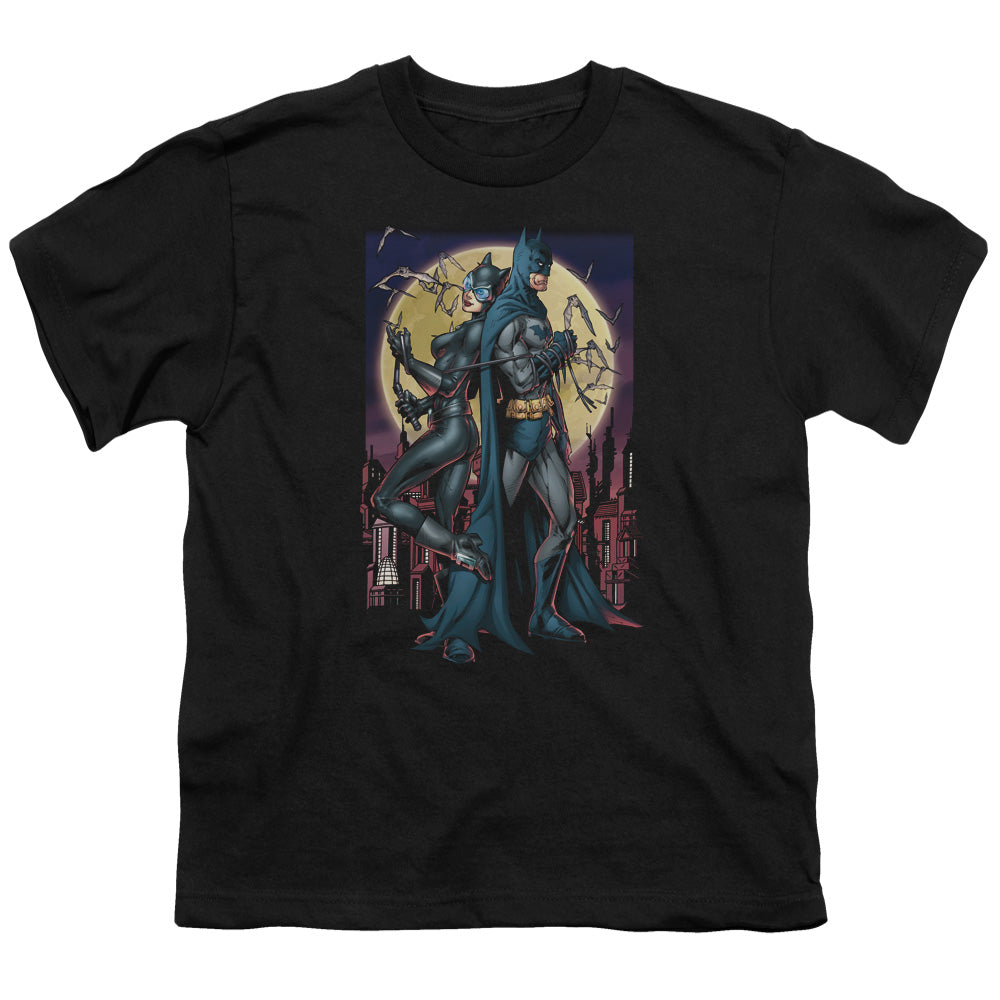 Batman - Paint The Town Red - Short Sleeve Youth 18/1 - Black T-shirt