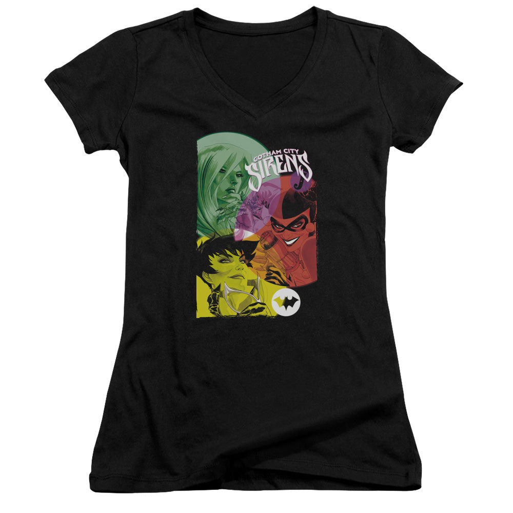 Batman - Gotham Sirens - Junior V-neck - Black